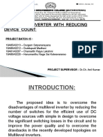 Multilevel Inverter With Reducing Device Count:: Project Batch-15