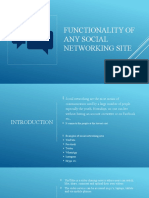Functionality of Any Social Networking Site