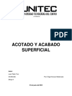ACOTADO Y ACABADO SUPERFICIAL