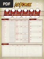 Edge of The Empire Character Sheet Form Fillable v2 | PDF | Role ...