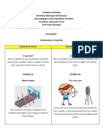 Esportes de marca e precisão na disciplina de Educação Física