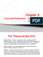 Cost and Production: The Theory of The Firm