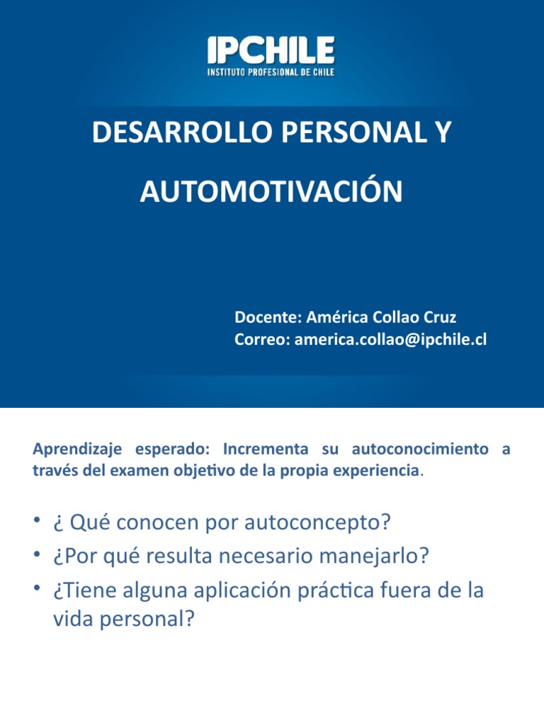 Autoconocimiento y Autoestima Personal | PDF | Autoestima | Las emociones