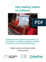 Digital Reading Habits of Children
