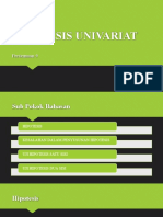 Statistika Hipotesis Univariat