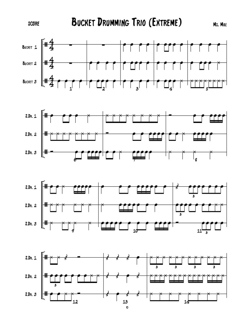 Bucket Drumming PDF PDF