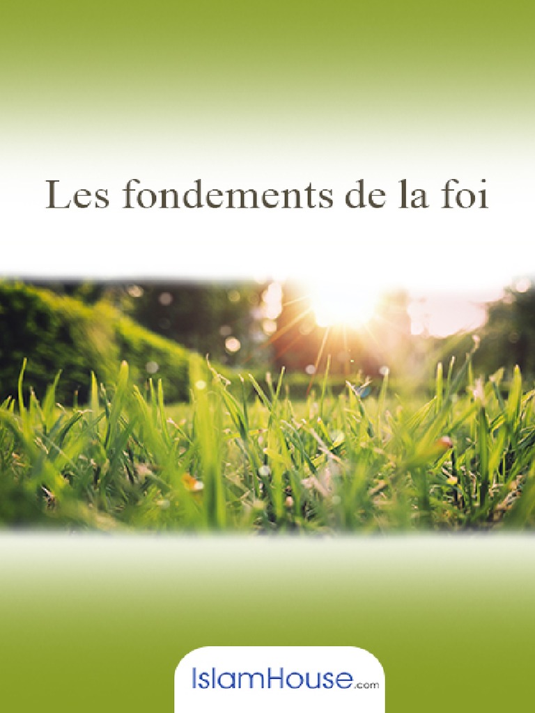 Les Fondements de La Foi | PDF | Allah | Hadîth