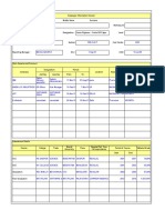 Employee Joining Form - Template