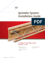 Sprinkler System Installation Guide: For Redbuilt Open-Web Trusses and Red-I Joists