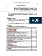 MEMORIA DESCRIPTIVA Modulo de Justicia