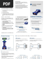 RS 485 To USB Converter Quick Start Guide