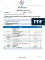 Robotics: Course Curriculum