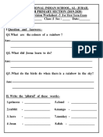 108201925749PM-Class 1 English Revision Worksheet For First Term Examination-Set 3
