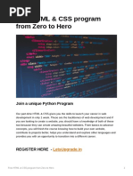 Free HTML CSS Program From Zero To Hero 1 90e5e8c905