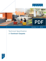 Technical Specification Of: Contract Carpets
