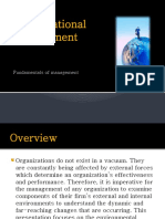 Lecture 5 - Organizational Environment-Internal-external-task