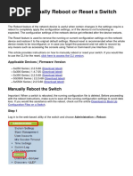 Smb985 How To Manually Reboot or Reset A Switch