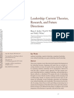 Avolio Walumba and Weber - 2009 - Leadership Current Theories Research and Future Directions