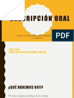 Desripción oral