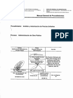 Análisis y autorización de precios unitarios