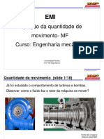 Equação Da Quantidade de movimento-MF Curso: Engenharia Mecânica