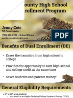 2022-2023 Dual Enrollment Information