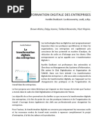 Digitalisation et Transformation Numérique | PDF | Scanner ...