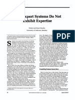(IEEE Expert Vol. 1 Iss. 2) Hubert, - Dreyfus, Stuart - Why Expert Systems Do Not Exhibit Expertise (1986) (10.1109 - MEX.1986.4306957) - Libgen - Li