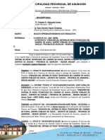 INFORME N° 110 RESOLUCION DE APROBACION DE EXPEDIENTE TECNICO DE RIEGO TECNIFICADO HUAYA