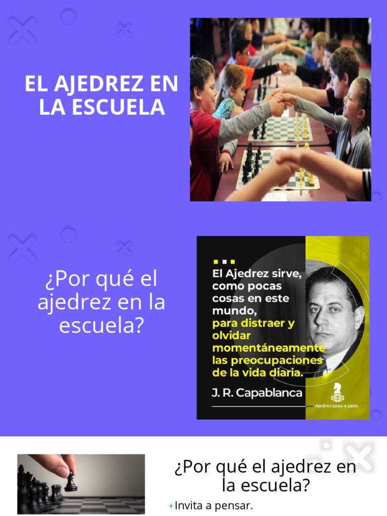 Ajedrez: Aprendizaje en la Escuela | PDF | Ajedrez | Aprendizaje