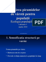 Ecologia Populatiilor Laborator Alcatuire Tabele Viata Piramida 2010