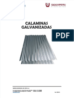 Calamina Galvanizada Sider