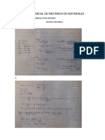 Examen Parcial de Mecánica de Materiales