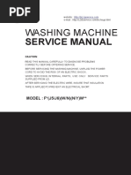 Washing Machine: Service Manual