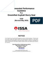 A105 - Slurry Seal