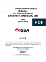 Recommended Performance Guideline Emulsified Asphalt Slurry Seal