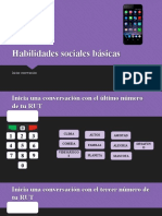 Habilidades sociales básicas Iniciar conversación