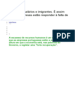 Como as empresas estão responder à falta de pessoal