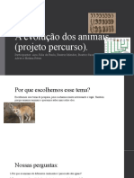 A Evolução Dos Animais (Projeto Percurso)