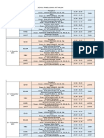 Jadwal Kelas Malam