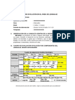 Modelo Reporte de Evolución 2022