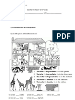 DIAGNOSTIC ENGLISH TEST 5th modif