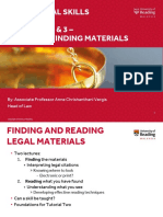 LW1LS Lectures 2 & 3 Reading and Finding Legal Materials 20192020