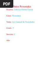 LEY DE SOCIEDADES