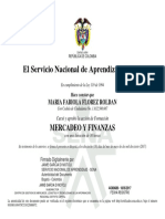 El Servicio Nacional de Aprendizaje SENA: Mercadeo Y Finanzas