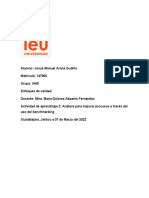 Actividad de Aprendizaje 3. Análisis para Mejorar Procesos A Través Del Uso Del Benchmarking - JosueManuel - AranaGudiño