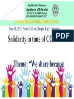 Cervantes National High School: Solidarity in Time of COVID-19