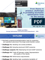 From Theory To Practice: Challenges in Providing Stochastic Optimization Tools For The Energy Planning of Real Systems