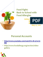 Food Fight: Back To School With Food Allergies: Ashley Ellsworth, MD Ben Wright, MD Morning Report May 27, 2011