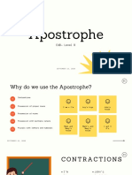 Apostrophe: E4B-Level B